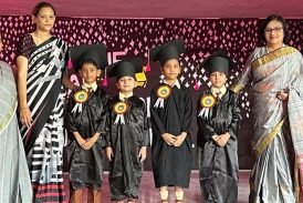 पटना के द आइडियल स्कॉलर्स एबोड स्कूल में भव्य दीक्षांत समारोह 
