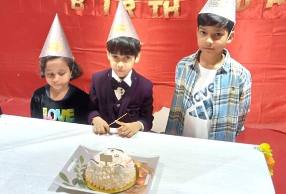 इंटरनेशनल स्कॉलर्स स्कूल में जन्मदिन समारोह का आयोजन