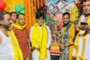 राधा कृष्ण द्वारिका मंदिर में श्रीकृष्ण जन्मोत्सव बड़े धूम धाम से मनाया गया