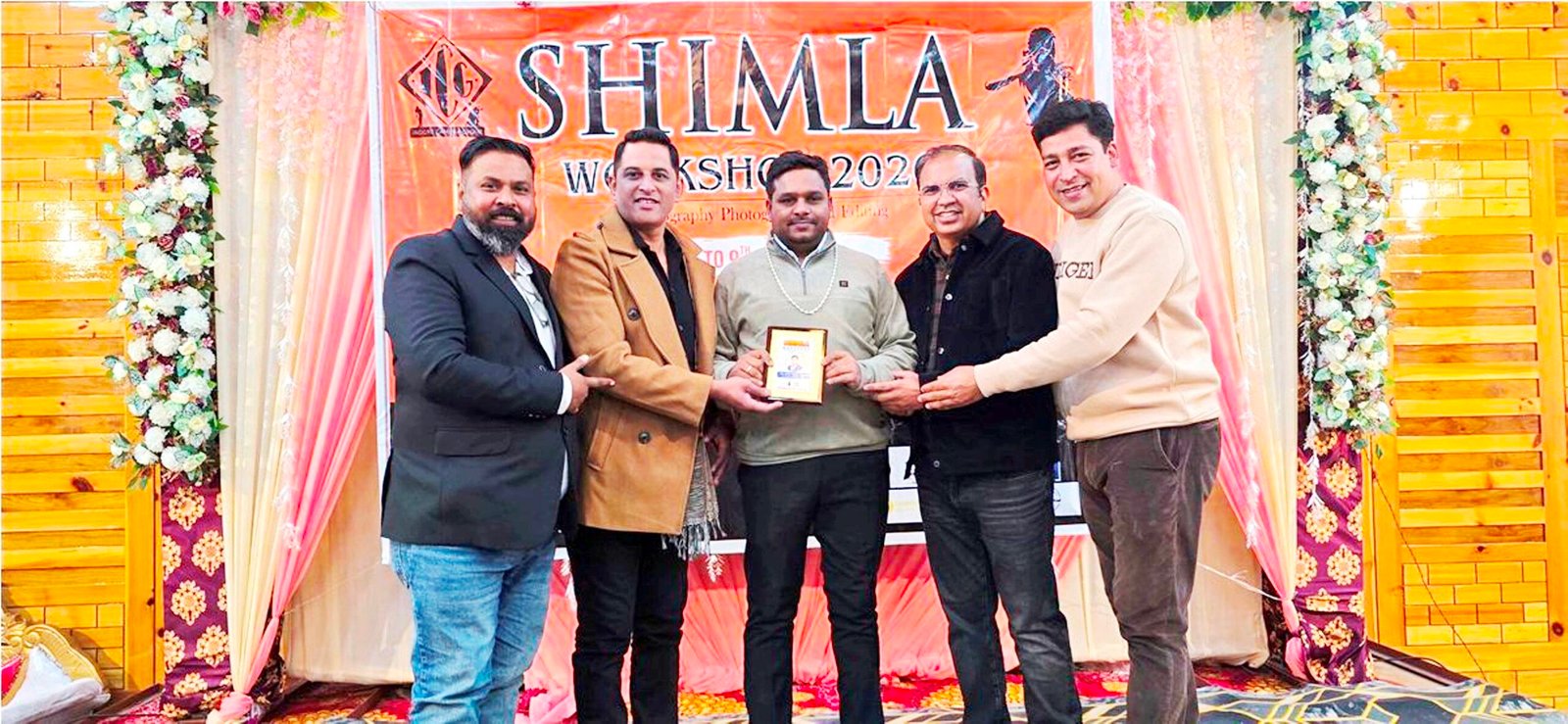 शिमला में फोटोग्राफी कला में युवा फोटोग्राफर संजय कुमार प्रजापत हुए सम्मानित