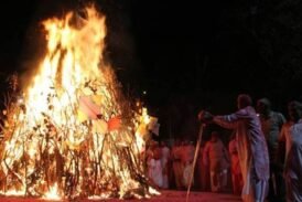 होलिका दहन और विकास परियोजनाओं के नाम पर हरे भरे पेड़ काटना अपराध नहीं पाप है