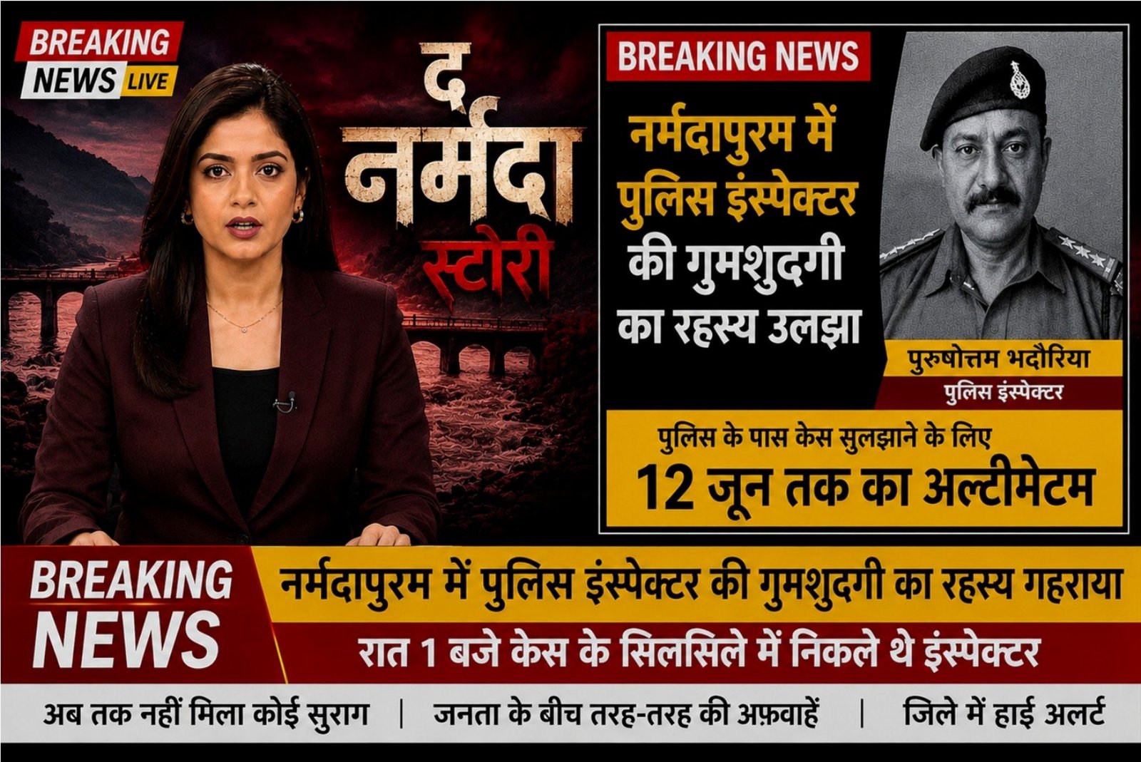 मध्य प्रदेश में लापता पुलिस इंस्पेक्टर को लेकर ऑनलाइन मचा भारी हंगामा – पता चला यह तो फ़िल्म ‘द नर्मदा स्टोरी’ के प्रमोशन का स्टंट था